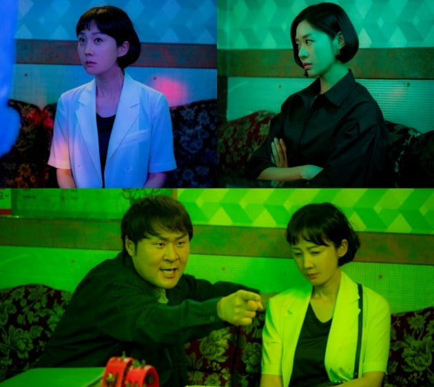 '의외의 조합' 염정아X장신영X송재희X송경호, 노래방서 작당 모의…왜?('클리닝업')