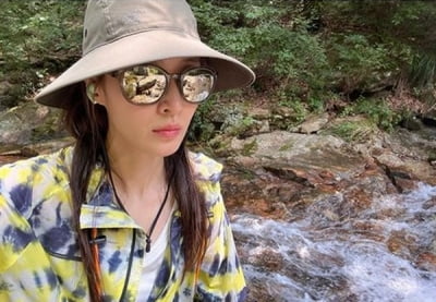 권유리, 꽁꽁 싸매고 모닝 나혼산…등산객이 찍어준 사진에 만족한 얼굴[TEN★]