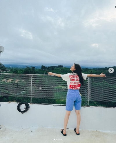 이선빈, 자연과 함께 힐링중...♥이광수가 사진 찍어줬나?[TEN★]