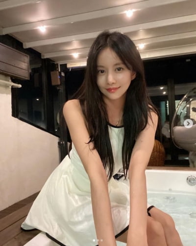 한보름, 제주도에서 힐링중...청초한 여신[TEN★]