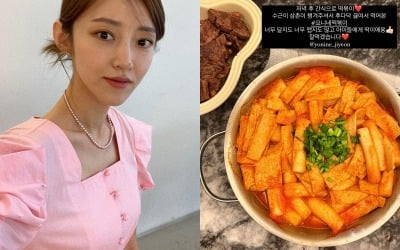 '임창정♥' 서하얀, 손끝 야무진 오둥이맘 "저녁 후 간식으로 떡볶이"[TEN★]