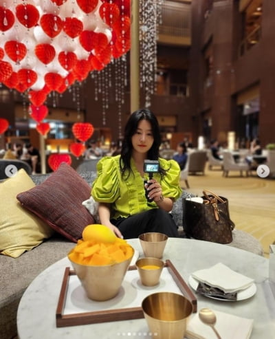 '이용식 딸' 이수민, 핫한 호텔 빙수 먹으러...어마어마한 가격[TEN★]