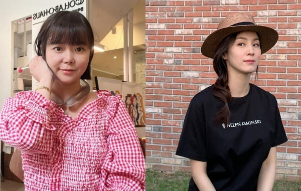 박지연, 문정원./사진=인스타그램