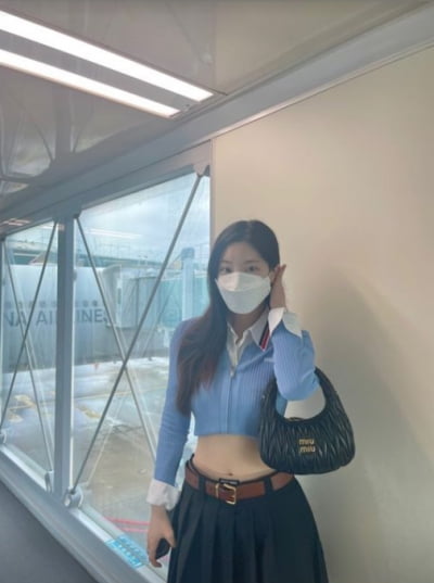 트와이스 다현, 섹시미 풀풀 풍기는 크롭톱...한줌 허리[TEN★]