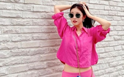 '원조 글래머' 전효성 맞아?…쏙 들어간 허리 라인에 '깜짝'[TEN★]