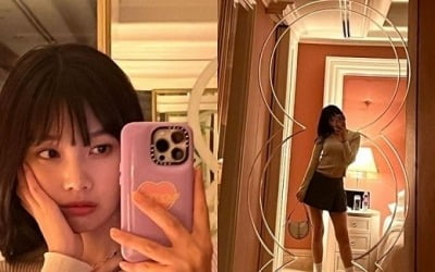 조이, 대충 찍어도 이 정도 미모?…♥크러쉬 또 반하겠네[TEN★]