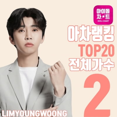 임영웅, 팬들 덕에 든든하겠어…아이돌 차트 랭킹 7월 2주차 전체 2위