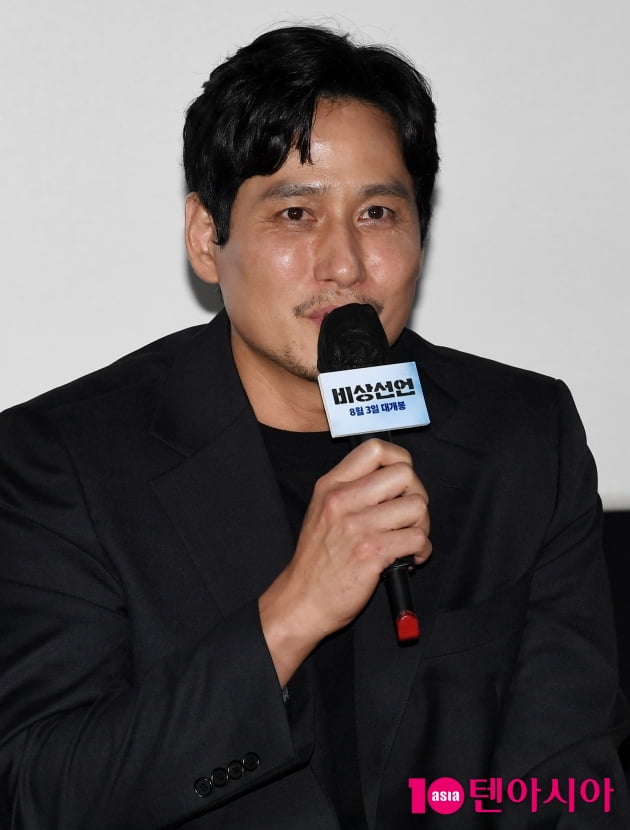 [TEN 포토] 박해준 '언론시사회는 긴장되네'