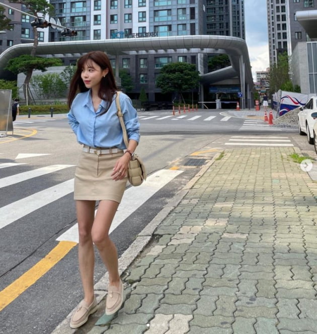 '박성광♥' 이솔이, 41.9kg에 아찔한 각선미...섹시한 초미니[TEN★]