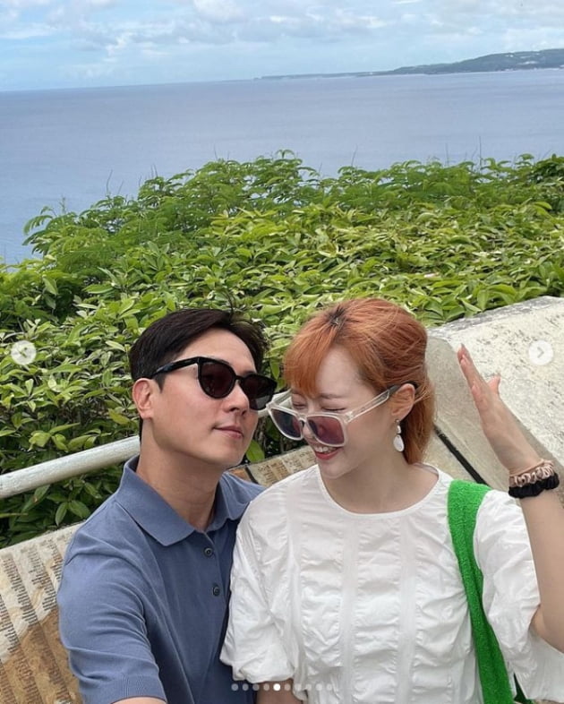 "하뚜" 앤디♥이은주, 괌 신혼여행→혀가 절로 짧아지는 신혼의 달달함 [TEN★]
