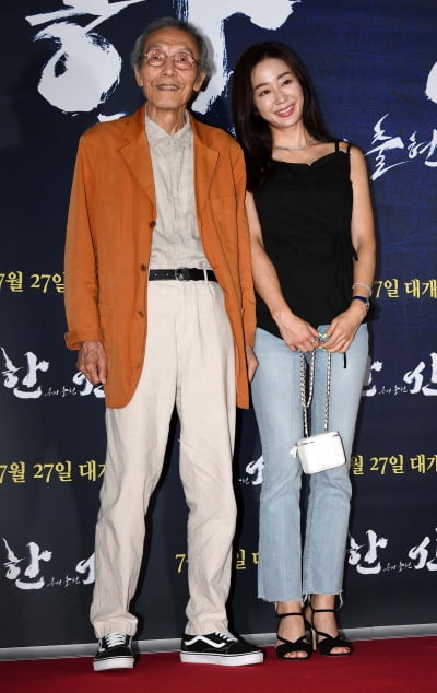 [TEN 포토] 오영수-김경화 '함께 시사회 나들이'