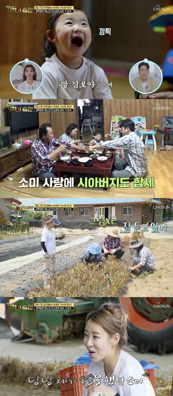 안소미 /사진=TV조선 '기적의 습관' 방송 화면 캡처