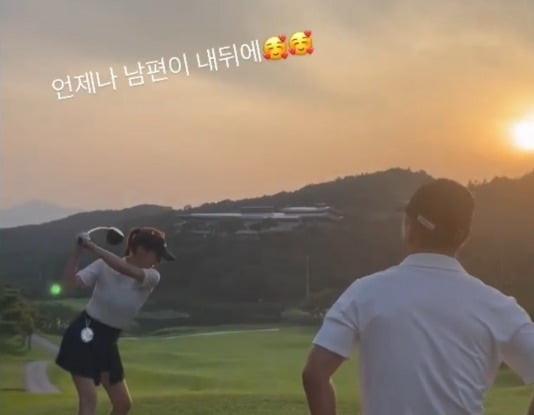 손담비, ♥이규혁과 깨볶는 신혼 일상 "언제나 남편이 내 뒤에"[TEN★]