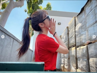 '음주운전 자숙' 리지, 7kg 찌운 살 어디?...앙상한 팔뚝[TEN★]