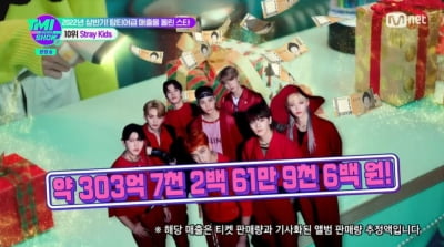 스트레이키즈, 올해 상반기 매출 304억원…멤버 1인당 38억('TMI뉴스쇼')