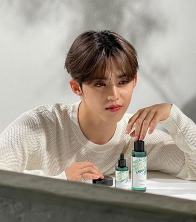 에스쿱스, 얼굴천재의 유죄 눈빛…잘생김 한도 초과[TEN★]