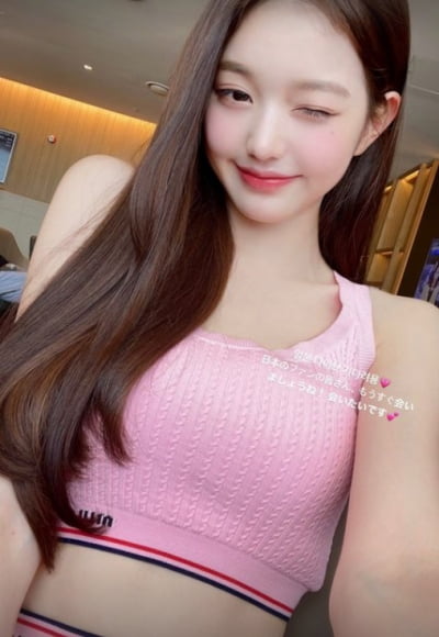 아이브 장원영, 핑크빛 유혹...사람이야 인형이야[TEN★]