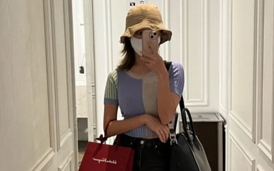 '이지훈♥' 아야네, 아무리 먹어도 40kg대라더니…부서질 듯 각선미 [TEN★]