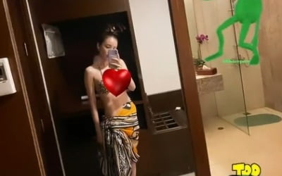 '37kg' 산다라박, 뼈 밖에 안 남았네…충격 비키니 자태 [TEN★]