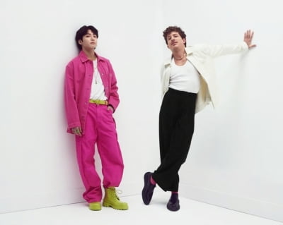 방탄소년단 정국·찰리 푸스, 협업곡 '5주 연속' 英오피셜 싱글 차트 랭크…장기 음원 파워