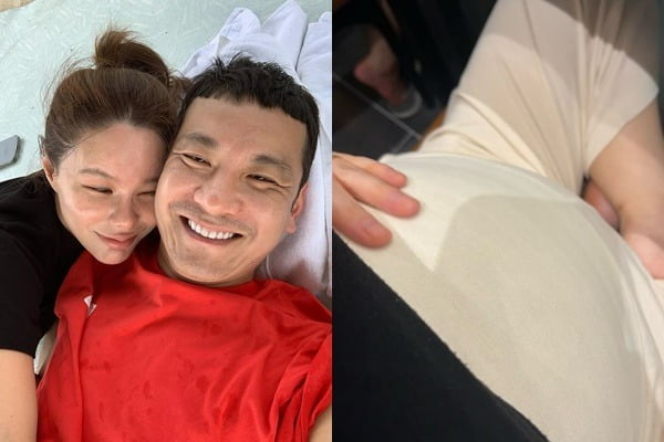 '정성호♥' 경맑음, 다섯째 임신하더니 감성적인 다둥이맘 "얼마나 행복한지"[TEN★]