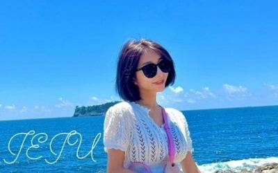 아야네, 바다에서 뽐낸 글래머 자태…♥이지훈도 반한 매력[TEN★]