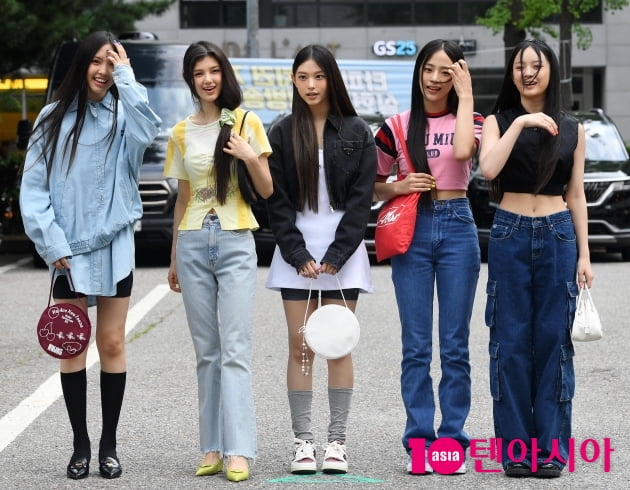 [TEN 포토] 뉴진스 '어서와 뮤직뱅크 처음이지'