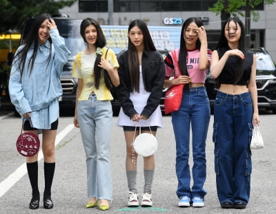 [TEN 포토] 뉴진스 '어서와 뮤직뱅크 처음이지'