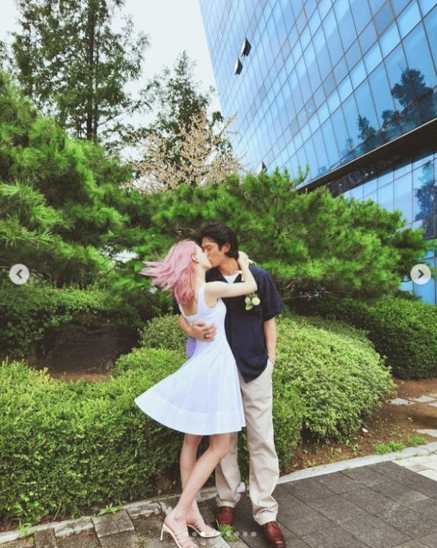빈지노♥스테파니 미초바, 오늘부터 부부 1일차...미초바 "여보~"[TEN★]