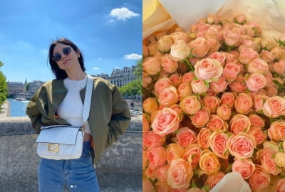 송혜교, 꽃이 꽃을 부르네...도대체 몇송이야~[TEN★]