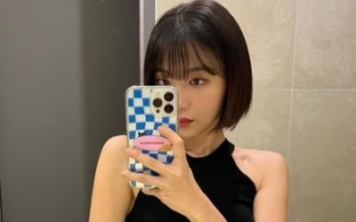 주현영, 동그라미의 파격 변신…홀터넥 입고 우아·고혹美 발산[TEN★]