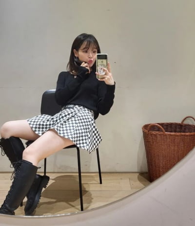 오마이걸 승희, 35도 더위에 롱부츠라니…패피는 이런건가[TEN★]
