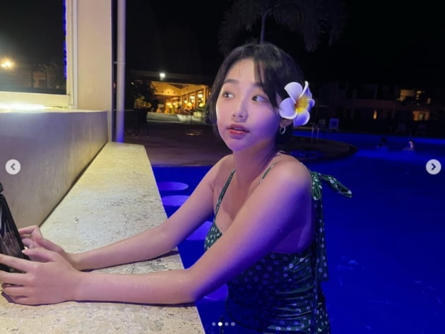 강미나, 사이판에서 수영하며 힐링중...우주소녀 다영 "같이해"[TEN★]