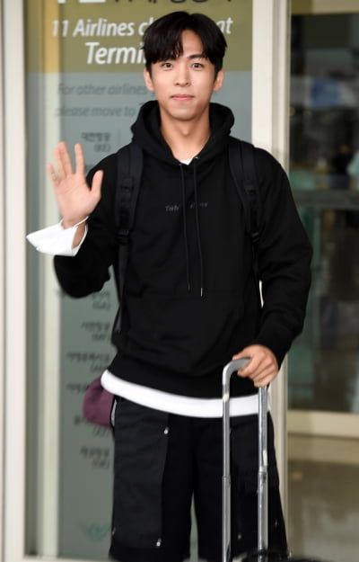 [TEN 포토] 주종혁 '포상휴가 가득한 설램'