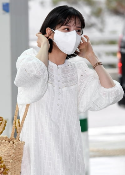 [TEN 포토] 박은빈 '마스크로 가려도 이쁨'
