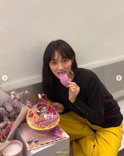 이성경, 이렇게 다 때려부셔도...행복한 생일날[TEN★]