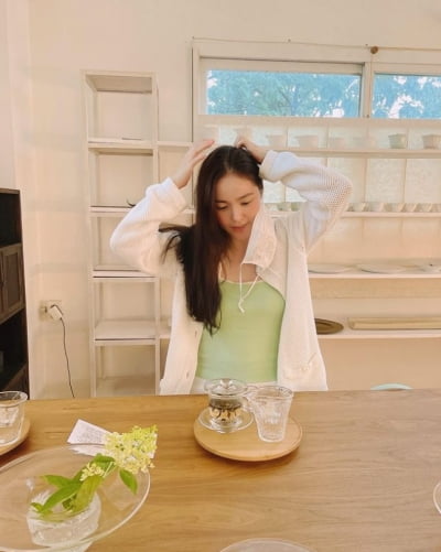 '태양♥' 민효린, 변함없는 청순미인...애엄마 맞어?[TEN★]