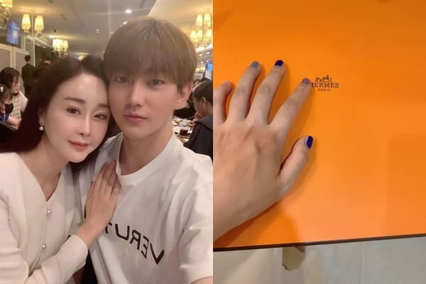 함소원, 18살 연하 ♥진화의 명품 H사 선물에 감동했는데…충격 반전[TEN★]