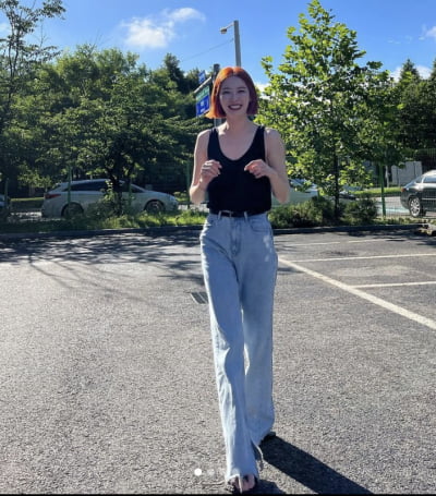 김새롬, 늘씬한 몸매 탓?…"키 2m 아니야" 귀여운 해명 [TEN★]