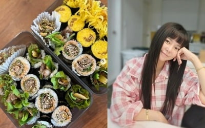 '이수근♥' 박지연, 냉털 김밥 퀄리티가 이정도…호텔 도시락 뺨치네 [TEN★]
