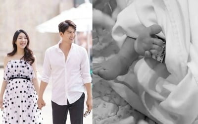 '광복절 득남' 이필모♥서수연, 생후 1일차 아들 발 공개…"너를 처음 만났다" [TEN★]