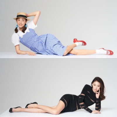 한혜진, 상큼 발랄 부터 도발적 섹시미까지...발끝 디테일과 표정 역시 톱모델[TEN★]