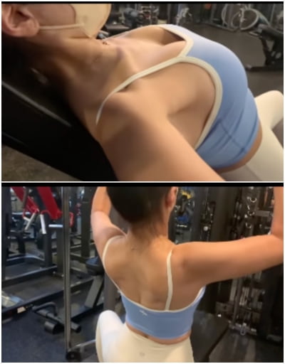 "살찌면 무조건 늙어보여"…'3번째 결혼' 이수진, 54세 '근육왕' [TEN★]