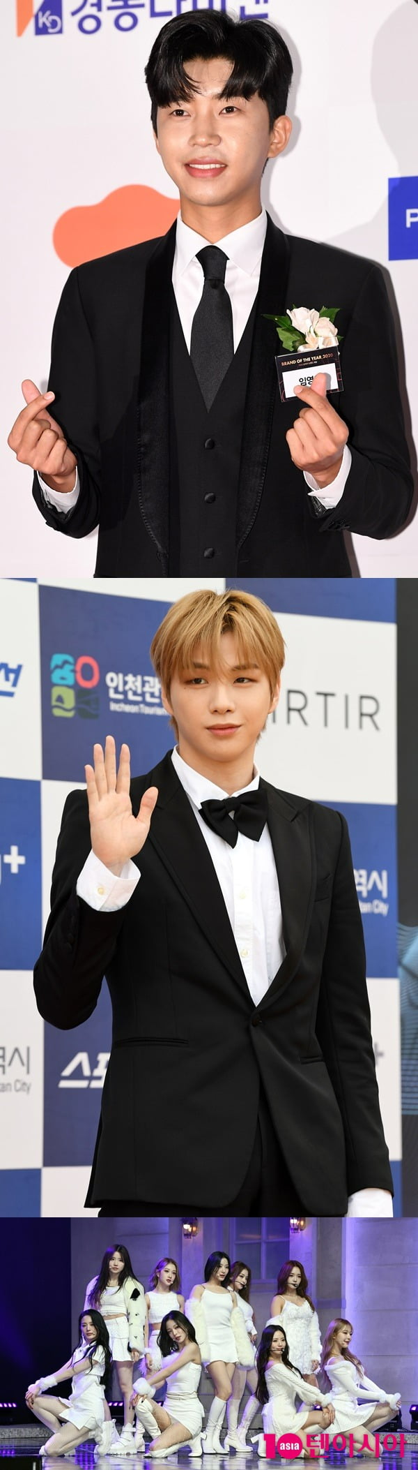 임영웅, 강다니엘, 프로미스나인 /사진=텐아시아 DB