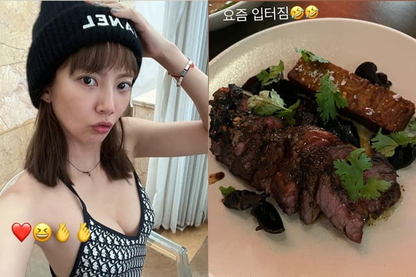 '이규혁♥' 손담비, 명품 C사·D사로 도배…먹고 또 먹는 새댁 "요즘 입 터짐"[TEN★]