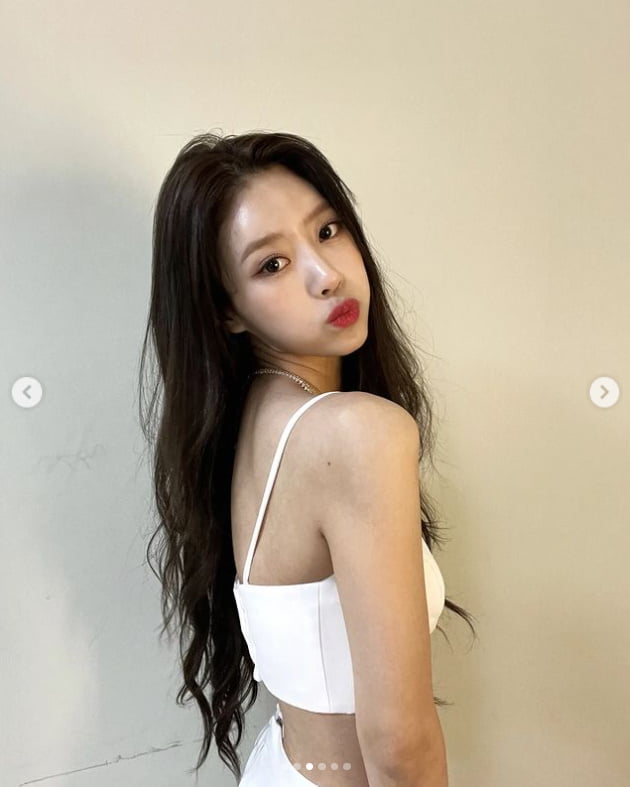 이미주, 말복도 지났는데 옷 좀...점점 말라가는 몸매[TEN★]