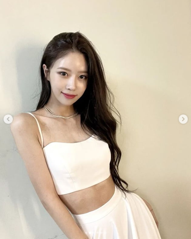 이미주, 말복도 지났는데 옷 좀...점점 말라가는 몸매[TEN★]