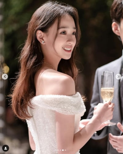 손연재, 상큼+우아한 체조요정 결혼식 공개...♥9살 연상 금융맨 좋겠네[TEN★]