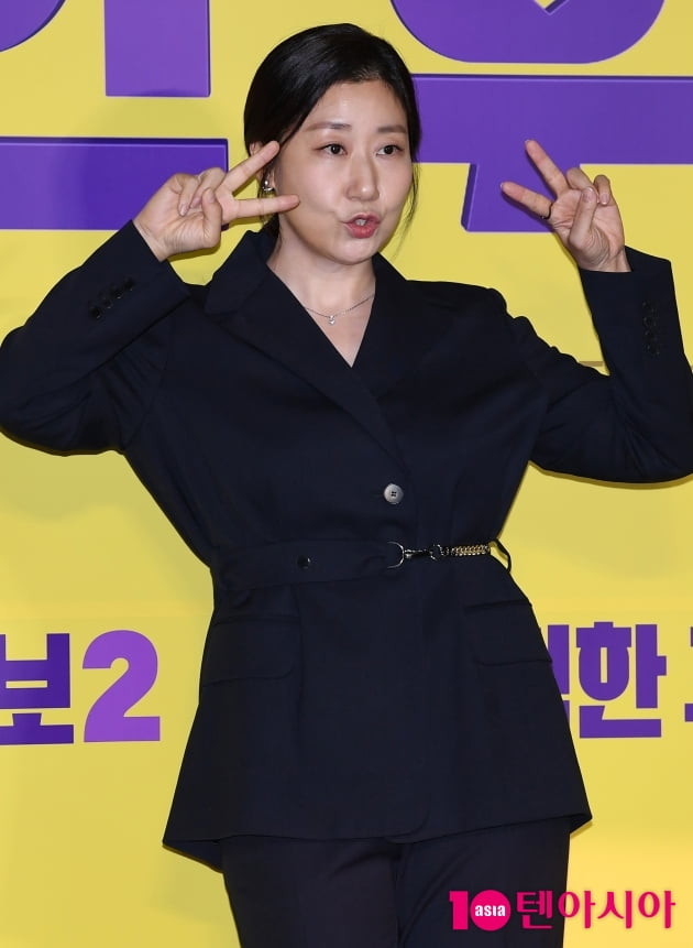 [TEN 포토] 라미란 '귀엽게 영화 홍보중'