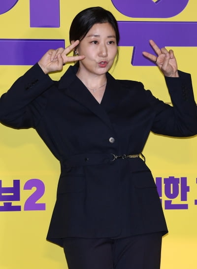 [TEN 포토] 라미란 '귀엽게 영화 홍보중'